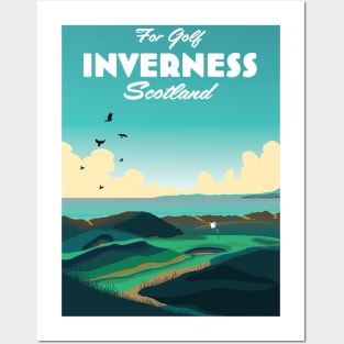 Inverness Scotland Golf Posters and Art